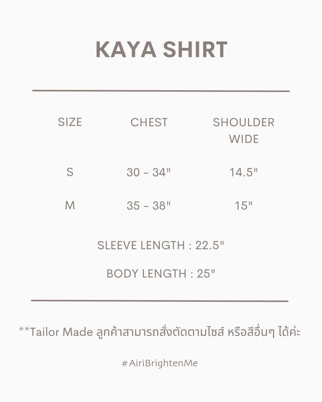 KAYA SHIRT