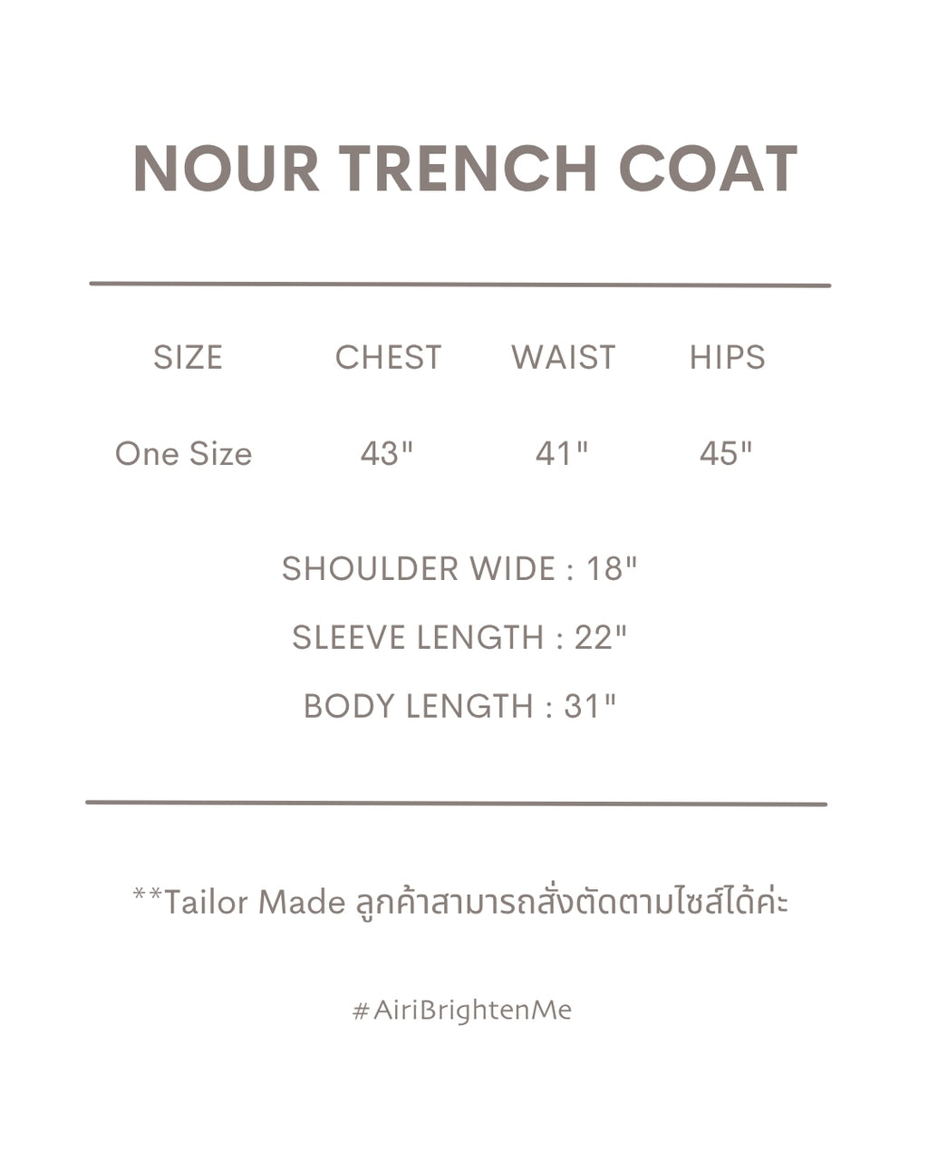 NOUR TRENCH COAT
