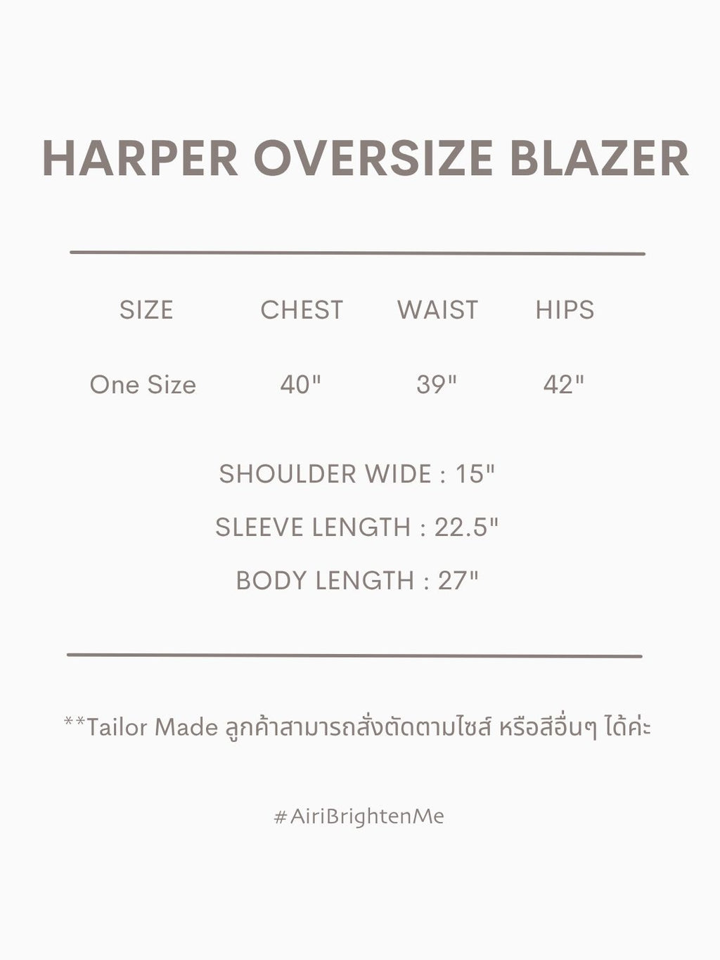 HARPER OVERSIZE BLAZER