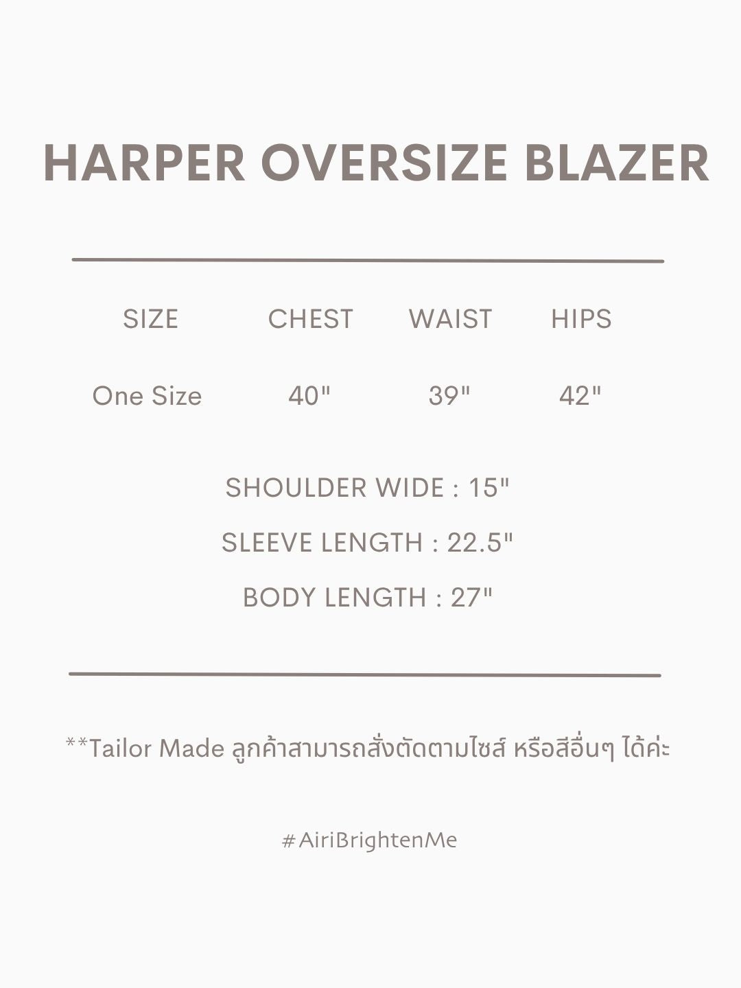 HARPER OVERSIZE BLAZER